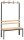 CP Garderobenbank mit Haken Basic 8050-100 S10000 buche Holz 100,0 cm