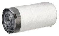 Müllbeutel 120,0 l transparent 20,0 µm, 10x 50...
