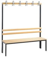 CP Garderobenbank mit Haken Basic 8051-100 S10000 buche...