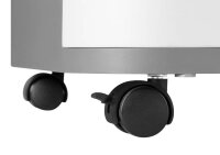 DAHLE ShredMATIC 150 Aktenvernichter mit Partikelschnitt P-4, 4 x 12 mm, bis 150 Blatt, lichtgrau
