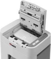 DAHLE ShredMATIC 150 Aktenvernichter mit Partikelschnitt P-4, 4 x 12 mm, bis 150 Blatt, lichtgrau