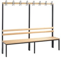 CP Garderobenbank mit Haken Basic 8052-100 S10000 buche...