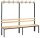 CP Garderobenbank mit Haken Basic 8052-100 S10000 buche Holz 196,0 cm