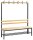 CP Garderobenbank mit Haken und Schuhrost Basic 8051-110 S10000 buche Holz 150,0 cm