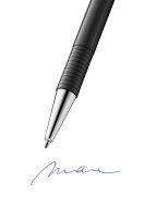 LAMY Kugelschreiber logo M+ black matt, Schreibfarbe: schwarz, 1 St.