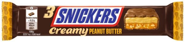 SNICKERS Creamy Peanut Butter Schokoriegel 54,75 g  ( 458875 )