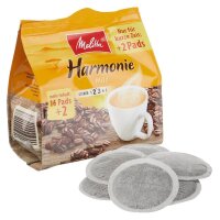 Melitta Harmonie Kaffeepads, Arabica- und Robustabohnen...