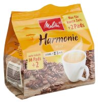 Melitta Harmonie Kaffeepads, Arabica- und Robustabohnen...