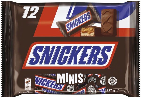 SNICKERS Minis Schokoriegel 12 Riegel  ( 464690 )