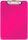 LEITZ Klemmbrett WOW 3971 DIN A4 pink Kunststoff, 1 St.