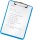 LEITZ Klemmbrett WOW 3971 DIN A4 blau Kunststoff, 1 St.