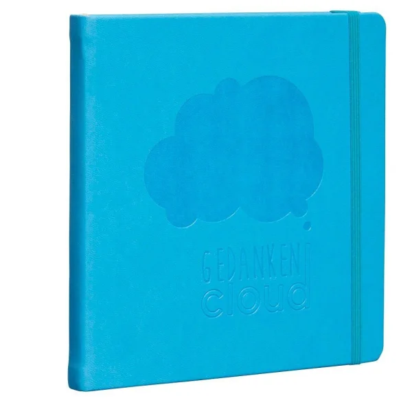 Lediberg Notizbuch Gedanken Cloud quadratisch kariert,...