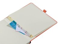 Lediberg Notizbuch MACHEN quadratisch kariert, orange Hardcover 240 Seiten, 1 St.