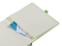 Lediberg Notizbuch Storytelling quadratisch kariert, lemongreen Hardcover 240 Seiten, 1 St.