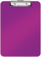 LEITZ Klemmbrett WOW 3971 DIN A4 violett Kunststoff, 1 St.