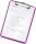 LEITZ Klemmbrett WOW 3971 DIN A4 violett Kunststoff, 1 St.