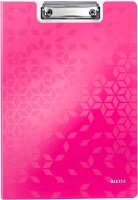 LEITZ Klemmbrettmappe WOW 4199 DIN A4 pink Kunststoff, 1 St.