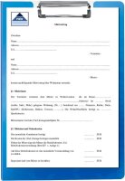 LEITZ Klemmbrettmappe WOW 4199 DIN A4 blau Kunststoff, 1 St.