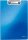 LEITZ Klemmbrettmappe WOW 4199 DIN A4 blau Kunststoff, 1 St.
