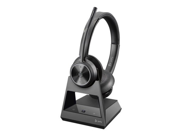 poly Savi 7320-M Office Microsoft Teams Wireless-Headset schwarz