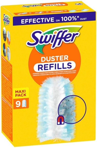 Swiffer DUSTER REFILLS Staubfangtücher Mikrofaser, 9 St.