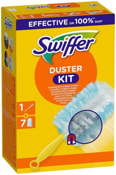 Swiffer DUSTER KIT Staubfangtücher Mikrofaser, 1 Set