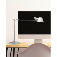 MAUL MAULrock LED Schreibtischlampe silber 9,5 W