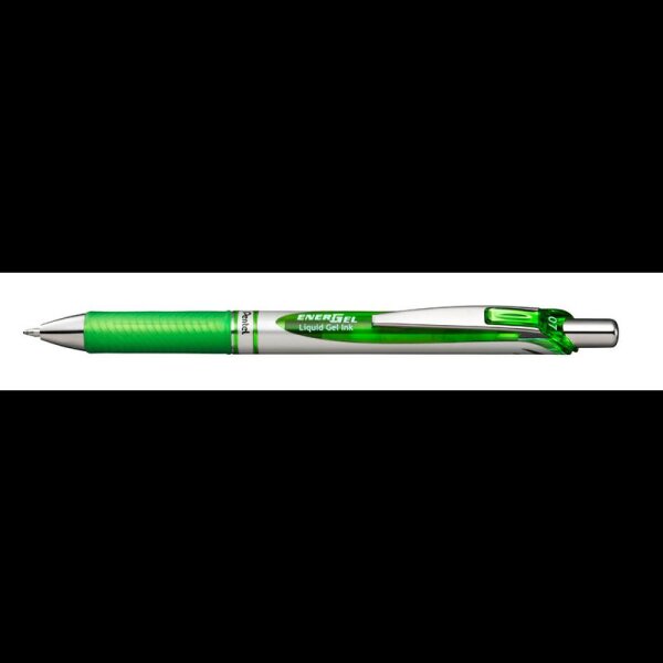 Pentel EnerGel BL77 Gelschreiber hellgrün/silber 0,35 mm, Schreibfarbe: grün, 1 St.