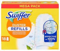 Swiffer DUSTER REFILLS MEGA PACK Staubfangtücher Mikrofaser, 18 St.