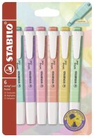 STABILO swing cool Pastel Textmarker farbsortiert, 6 St.