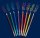 Pentel Hybrid Dual Metallic Gelschreiber 0,5 mm, Schreibfarbe: farbsortiert, 4 St.