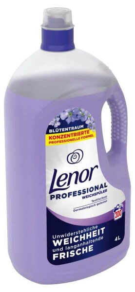 Lenor Professional BLÜTENTRAUM Weichspüler flüssig, 4 l