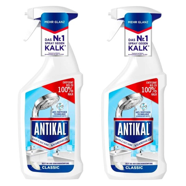 ANTIKAL® CLASSIC Duo Badreiniger 2x 0,8 l, 2 St.