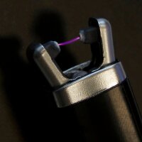 TFA® Lichtbogenfeuerzeug schwarz, silber, 1 St.