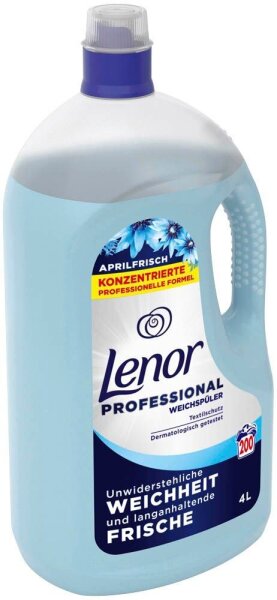 Lenor Professional APRILFRISCH Weichspüler flüssig, 4 l