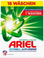 ARIEL UNIVERSAL+ Waschmittel Pulver, 990 g