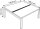 PAPERFLOW easyDesk Doppelschreibtisch buche rechteckig, 4-Fuß-Gestell weiß 140,0 x 166,0 cm