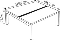 PAPERFLOW easyDesk Doppelschreibtisch buche rechteckig,...