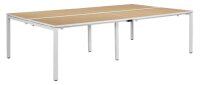 PAPERFLOW easyDesk Doppelschreibtisch buche rechteckig,...