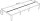 PAPERFLOW easyDesk Doppelschreibtisch buche rechteckig, 4-Fuß-Gestell weiß 420,0 x 166,0 cm