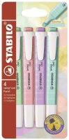 STABILO swing cool Pastel Textmarker farbsortiert, 4 St.