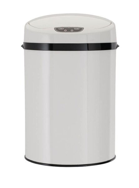 Echtwerk Sensor Mülleimer 9,0 l weiß, 1 St.