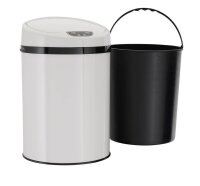Echtwerk Sensor Mülleimer 9,0 l weiß, 1 St.
