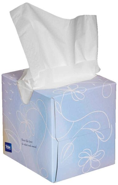 Tempo Taschentücherbox Original 4-lagig weiß, 60 Tücher