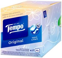 Tempo Taschentücherbox Original 4-lagig weiß, 60 Tücher