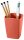 cep Stiftehalter TERRA NOVA terracotta Polystyrol 2 Fächer 7,4 x 7,4 x 9,5 cm