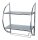 WENKO Wandregal silber 45,5 x 26,0 x 54,5 cm, 1 St.