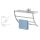 WENKO Wandregale Pescara silber 56,0 x 21,5 x 46,0 cm, 1 St.
