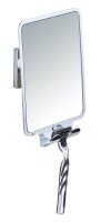 WENKO Wand-Kosmetikspiegel Quadro silber