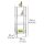 WENKO Badregal Yago silber 40,0 x 30,0 x 104,0 cm